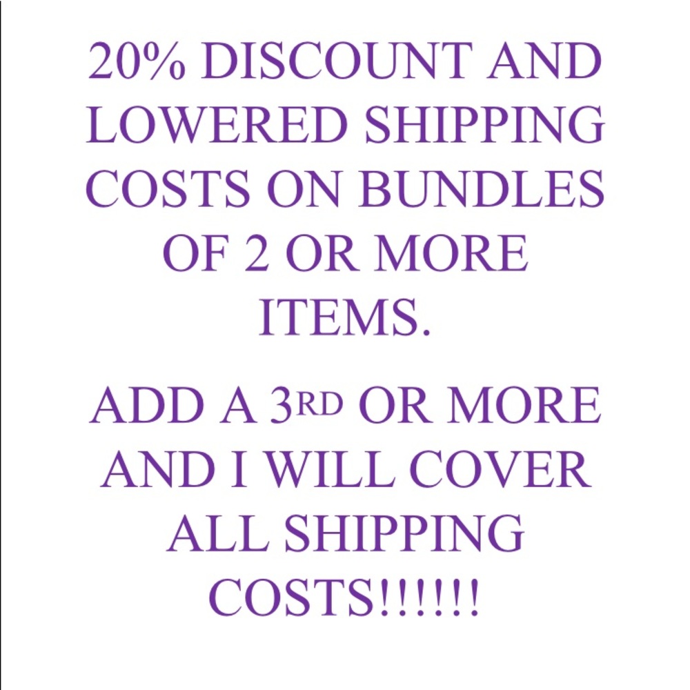 MOST ITEMS listed at lowest price. BUNDLES!!!